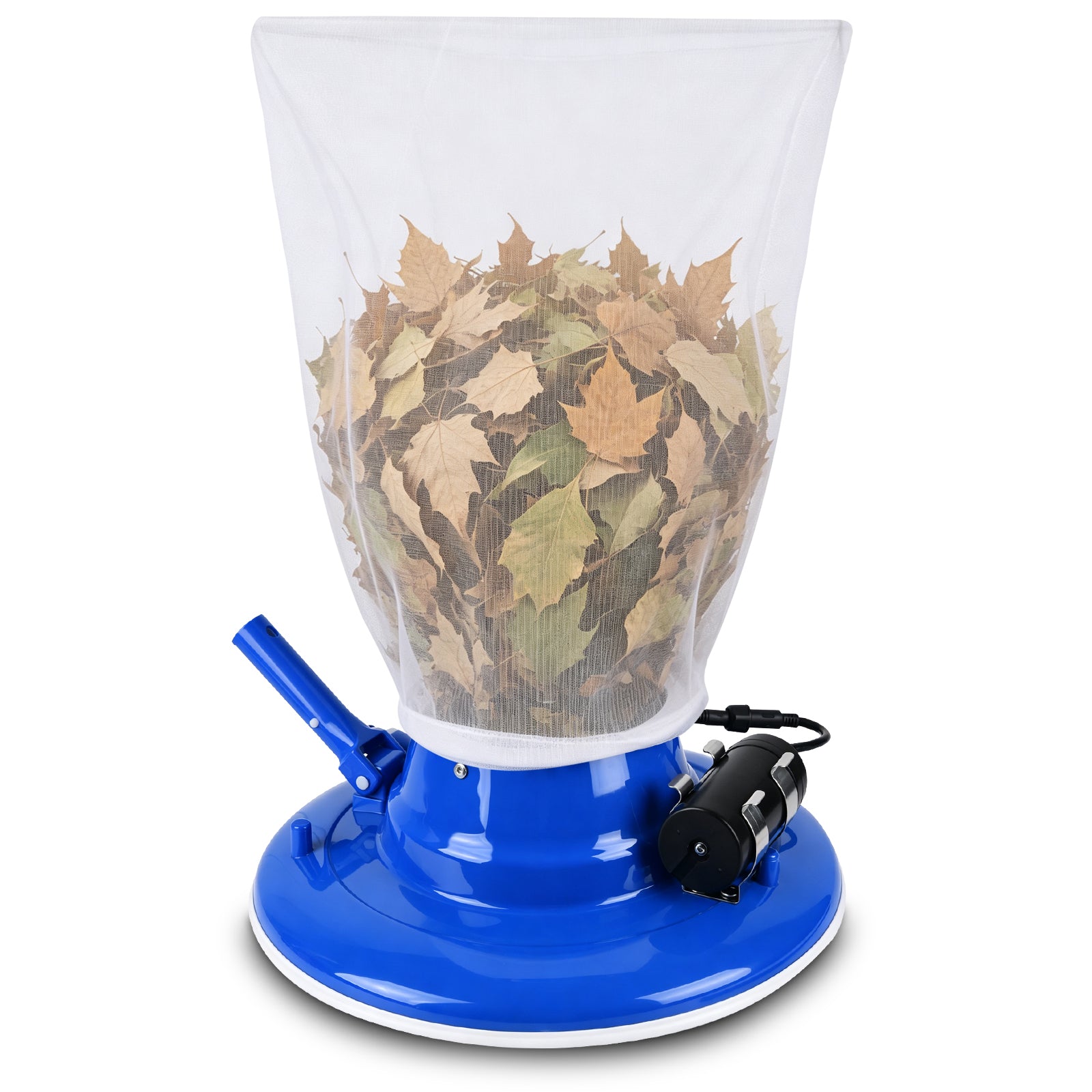 Cordless Pool Leaf Vacuum | Rechargeable Lithium Battery, 7+ Hour Runtime, Large Dual-Layer Filter Bag, Ideal for Pools & Bathtubs, Removes Leaves
