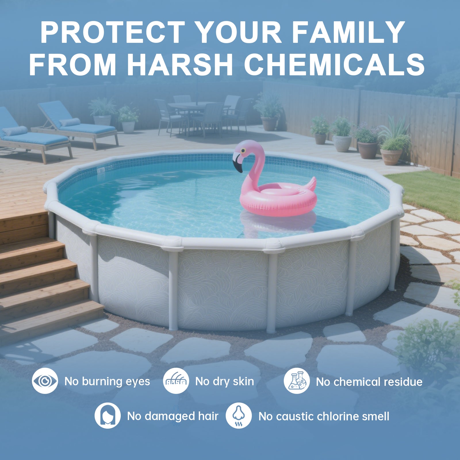 Salt Chlorine Generator, Westaho Salt Water Pool Chlorinator System with USA-Made Titanium Cells, Up to 7,000 Gallons Pools, Compatible with Intex Pools, No Sudden Shutdowns from Minor Salt Changes