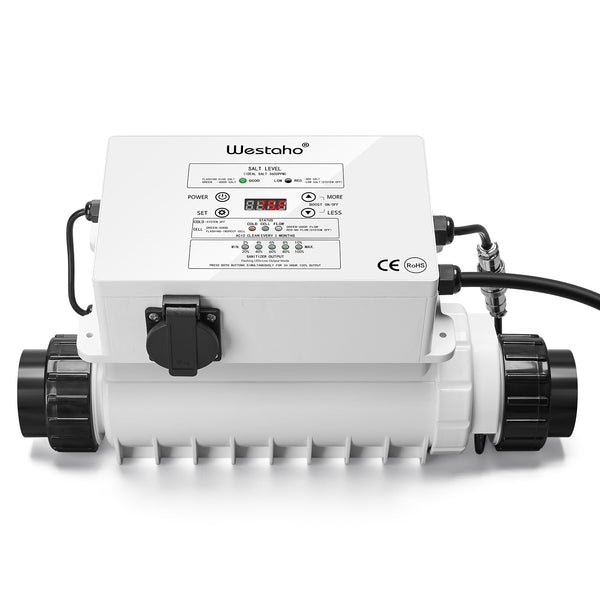 Westaho Salt Chlorine Generator with Pump Timer Controller for Ingroun